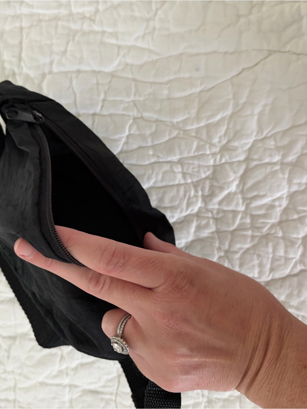 Vintage Marlboro black mini fanny pack belt bag - Picture 6 of 6